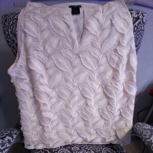 Ann Taylor XL sleeveless blouse